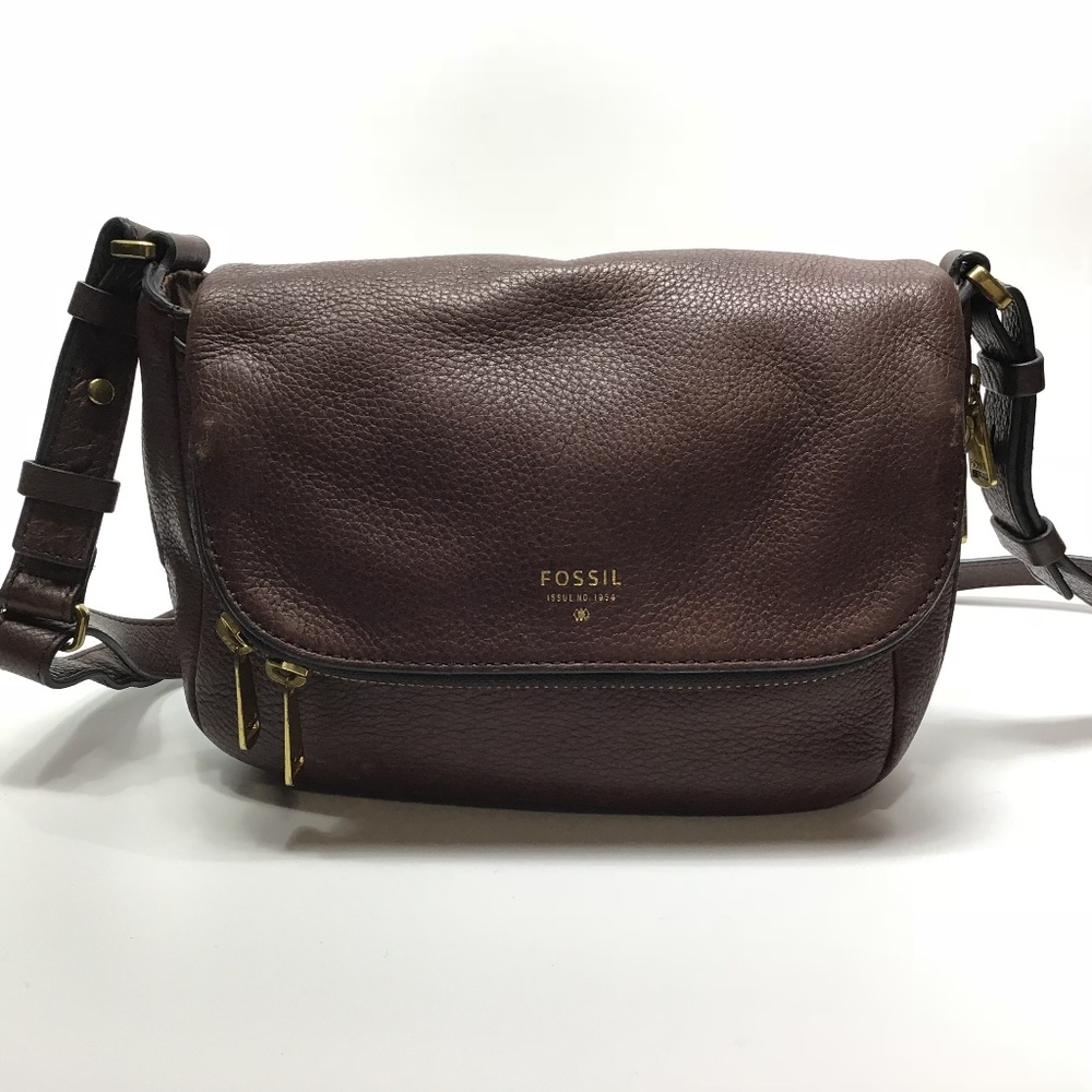 Fossil Chocolate Brown Crossbody Bag